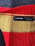 Shein 100% Acrylic Color Block Orange Pullover Sweater Size 8 - 10 - photo 7