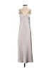 Zara 100% Polyester Silver Casual Dress Size XS - photo 1