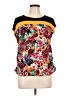 Assorted Brands 100% Polyester Floral Orange Sleeveless T-Shirt Size L - photo 1