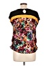 Assorted Brands 100% Polyester Floral Orange Sleeveless T-Shirt Size L - photo 2
