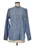 J.Crew 100% Cotton Stripes Blue Long Sleeve Button-Down Shirt Size 8 - photo 1