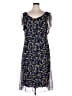 Mary McFadden 100% Polyester Print Blue Casual Dress Size 18 - photo 1
