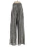 Intermix Metallic Silver Casual Pants Size 4 - photo 2