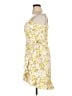 BCBGeneration 100% Polyester Floral Yellow Cocktail Dress Size 10 - photo 5