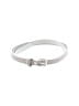 Unbranded Silver White Belt Size M - photo 1