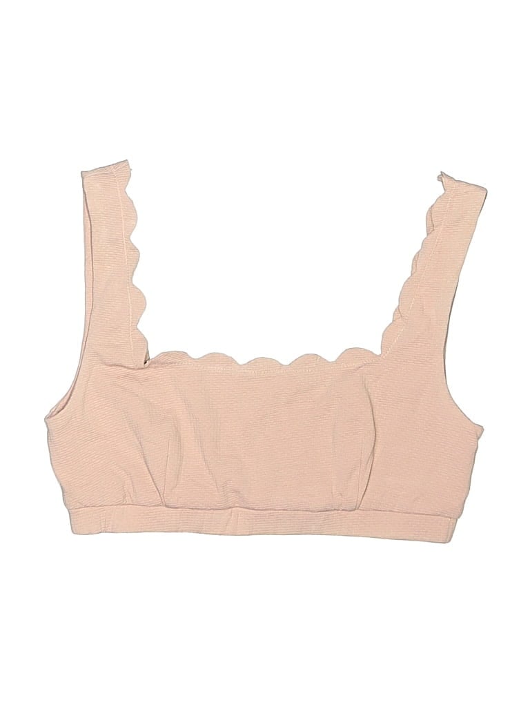 Pre-owned Marysia Swimsuit Top Tan Swimwear