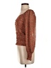 Promesa U.S.A. 100% Polyester Brown Long Sleeve Blouse Size S - photo 5