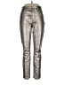 Express Metallic Silver Jeggings Size 10 - photo 1