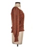 Promesa U.S.A. 100% Polyester Brown Long Sleeve Blouse Size S - photo 4