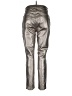 Express Metallic Silver Jeggings Size 10 - photo 2