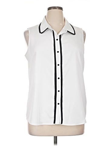 Karl Lagerfeld Paris Sleeveless Blouse (view 1)