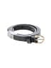 Unbranded 100% Leather Gray Black belt Size M - photo 1