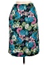 Assorted Brands 100% Rayon Floral Blue Casual Skirt Size 9 - 10 - photo 2