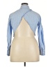 Zara Blue Long Sleeve Button-Down Shirt Size XXL - photo 2