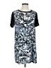 Cameo 100% Polyester Graphic Blue Casual Dress Size S - photo 1