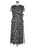 Mary McFadden 100% Polyester Paisley Black Casual Dress Size 20 - photo 1