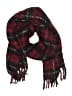 Unbranded Plaid Burgundy Red Scarf One size - photo 1