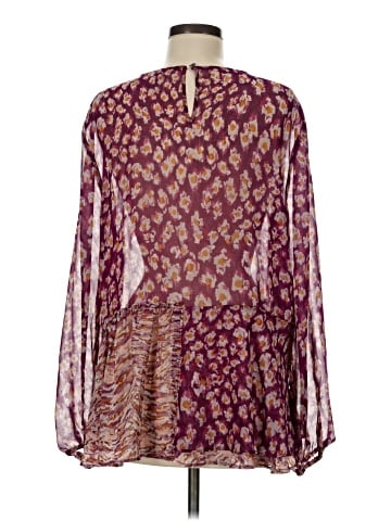 LOGO by Lori Goldstein Long Sleeve Blouse (view 2)