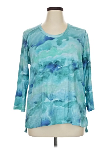 Chico's 3/4 Sleeve T-Shirt (view 1)