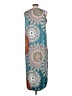 Unbranded Paisley Teal Casual Dress Size L - photo 2