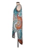 Unbranded Paisley Teal Casual Dress Size L - photo 5