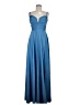 B. Darlin Blue Cocktail Dress Size 9 - 10 - photo 1