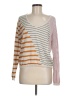 Garnet Hill Stripes White Pullover Sweater Size M - photo 1