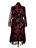 Studio One 100% Polyester Red Casual Dress Size 16 - photo 2