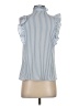 Joy Joy 100% Viscose Blue Sleeveless Blouse Size XS - photo 2