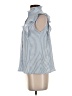 Joy Joy 100% Viscose Blue Sleeveless Blouse Size XS - photo 5