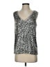 Heartloom 100% Polyester Silver Sleeveless Top Size S - photo 1