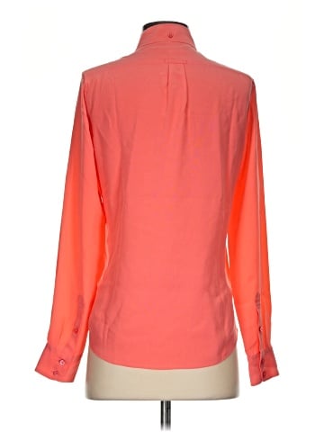 Equipment Long Sleeve Silk Top (view 2)