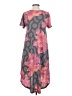 Lularoe Print Gray Casual Dress Size S - photo 2