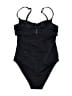 Unbranded Solid Black One Piece Swimsuit Size S (estimated) - photo 2