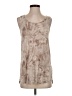 Assorted Brands Tan Sleeveless T-Shirt Size S - photo 1