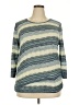 Cj Banks 100% Acrylic Teal Pullover Sweater Size 0X (14) - photo 1