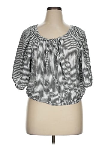 Express 3/4 Sleeve Blouse (view 1)