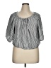 Express 100% Rayon Gray 3/4 Sleeve Blouse Size XL - photo 1