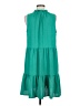 52Seven 100% Polyester Solid Teal Casual Dress Size M - photo 2