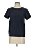 Eliot Blue Short Sleeve Blouse Size S - photo 1