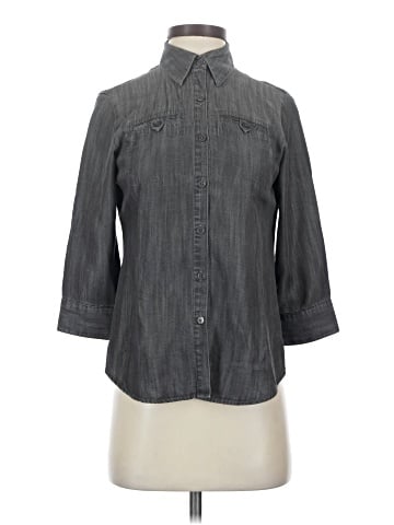 Foxcroft 3/4 Sleeve Button-Down Shirt (view 1)