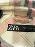 Zara Plaid Pink Coat Size L - photo 6