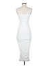 Express Solid White Cocktail Dress Size S - photo 2