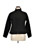 T by Talbots 100% Polyester Solid Black Track Jacket Size XL - photo 1