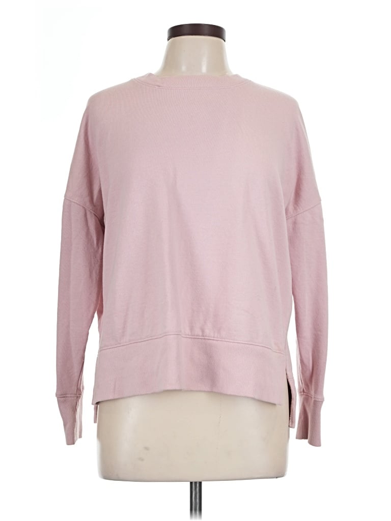 Pre-owned Time And Tru Sweatshirt In Pink