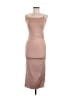 Shein Solid Tan Cocktail Dress Size M - photo 1