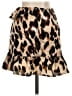 Princess Polly 100% Polyester Animal Print Brown Casual Skirt Size 2 - photo 2