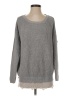 Pins and Needles Color Block Floral Ombre Marled Solid Tie-dye Gray Pullover Sweater Size S - photo 1