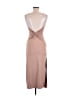 Shein Solid Tan Cocktail Dress Size M - photo 2