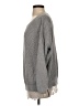 Pins and Needles Color Block Floral Ombre Marled Solid Tie-dye Gray Pullover Sweater Size S - photo 5